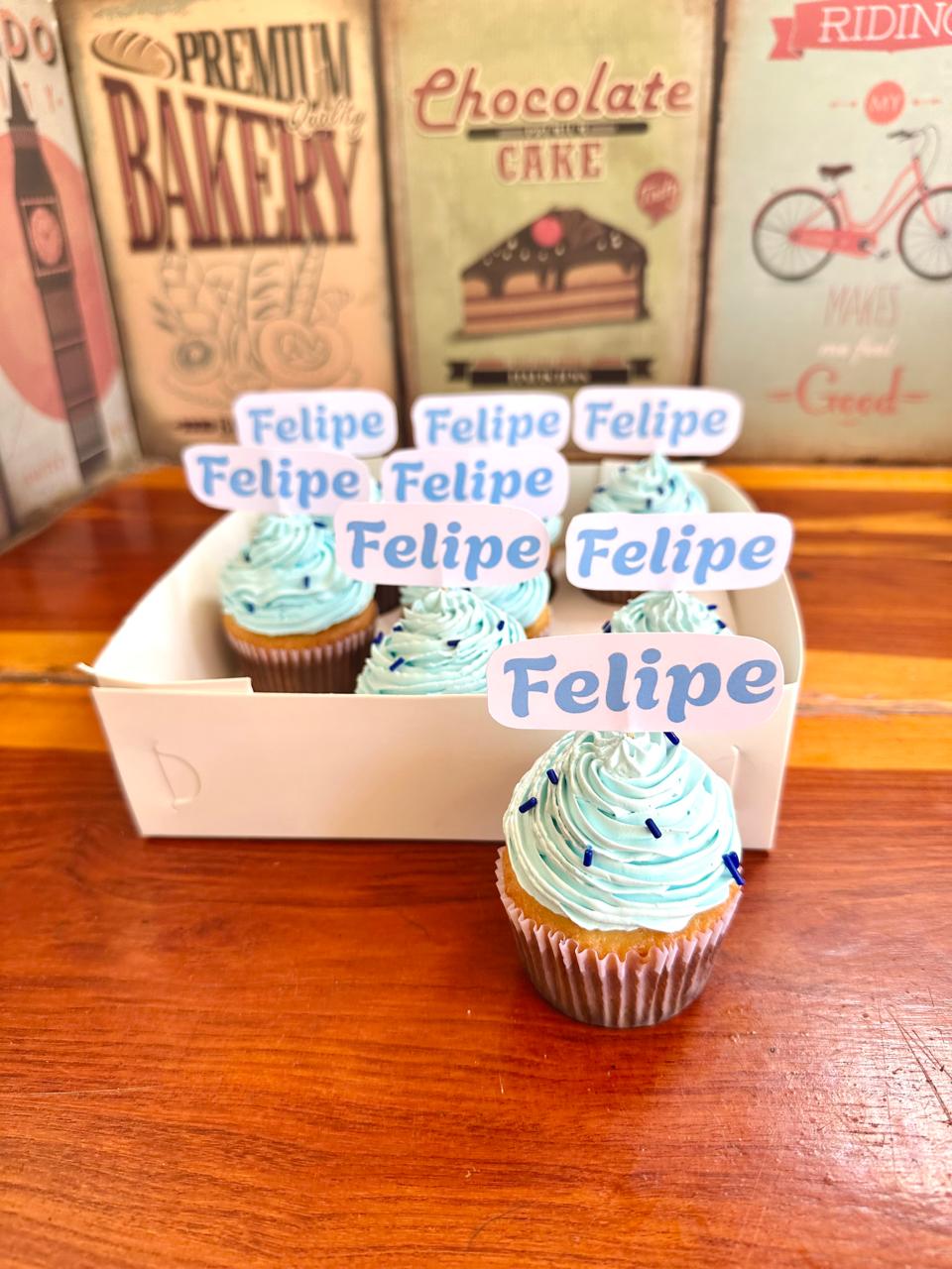 Cupcakes personalizados de Dulce Rincón