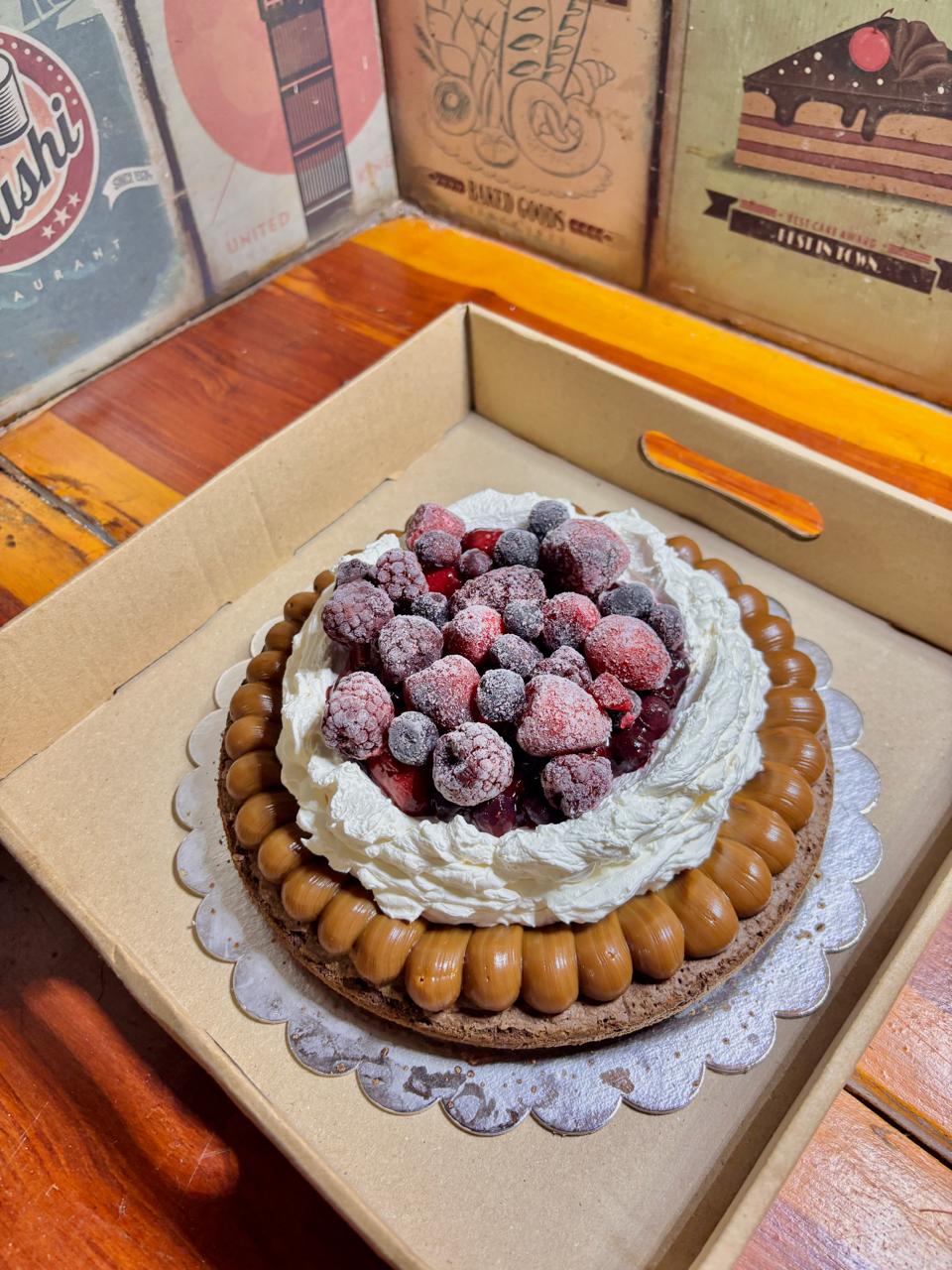 Marquise Brownie de frutos rojos