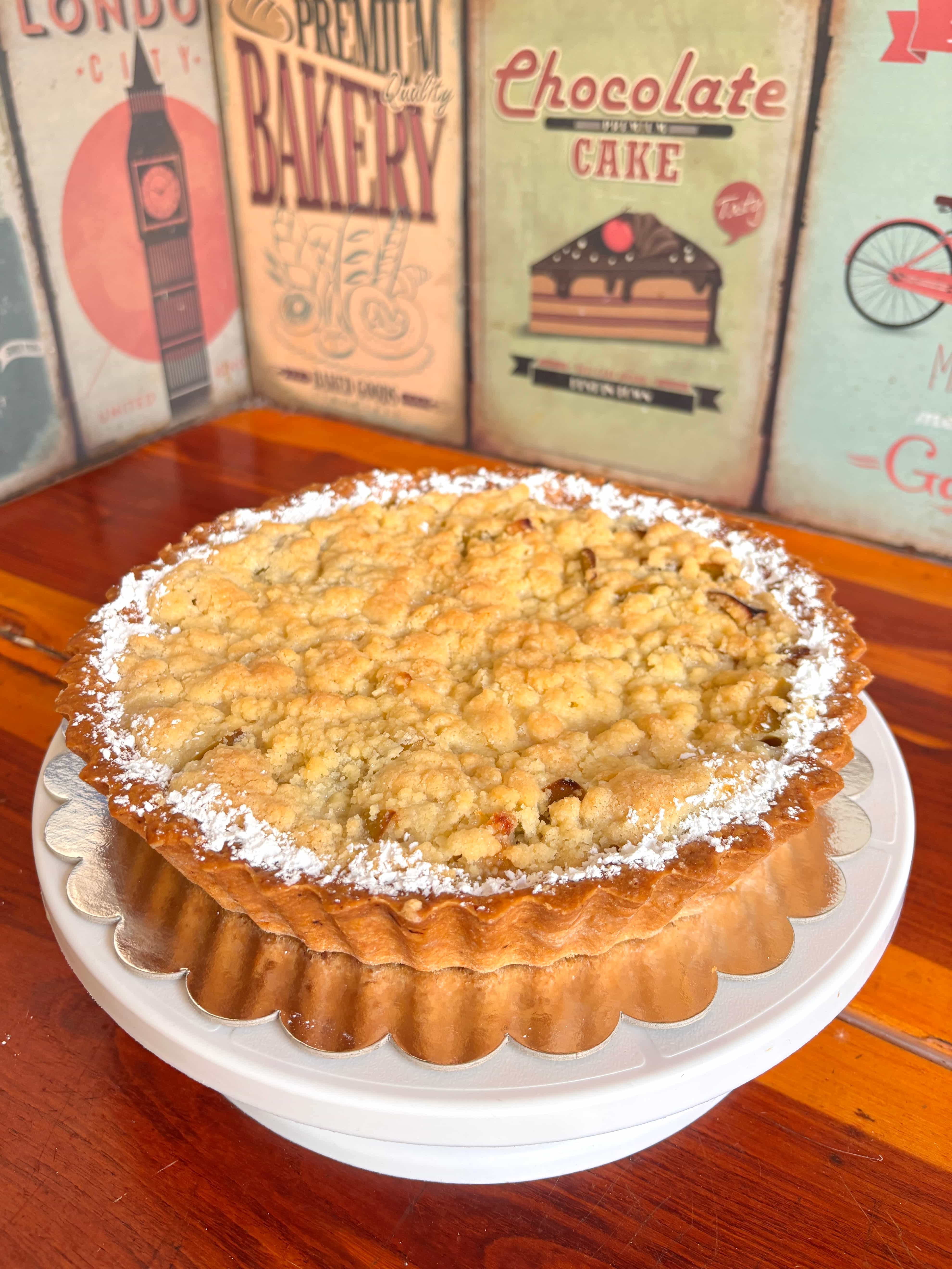 Tarta de manzana artesanal
