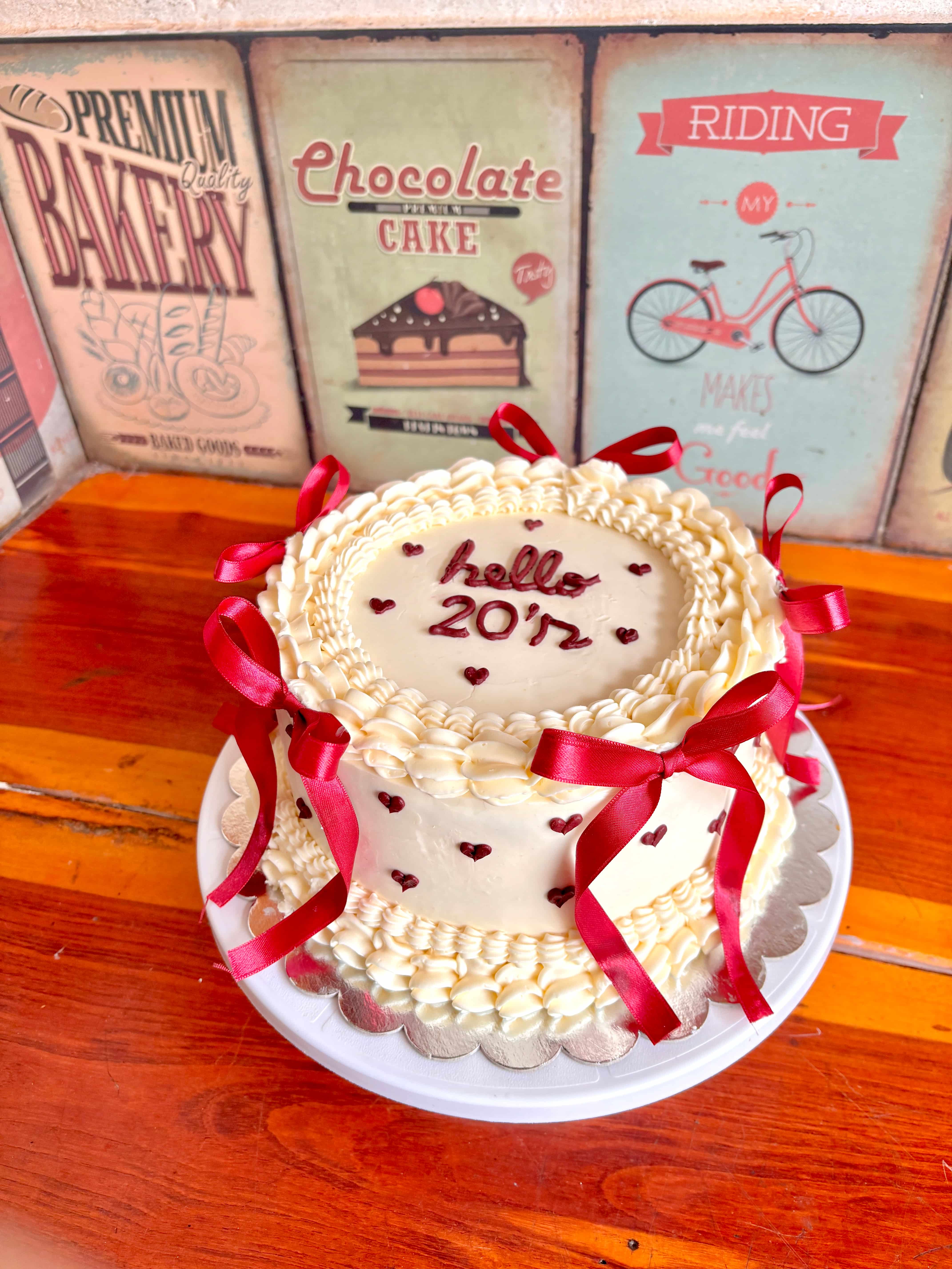 Torta artesanal decorada de Dulce Rincón